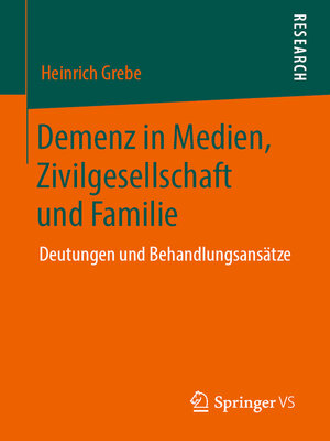 cover image of Demenz in Medien, Zivilgesellschaft und Familie